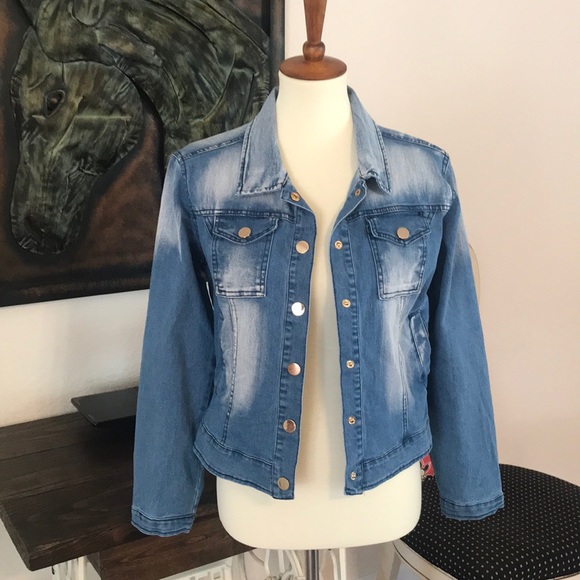 🔥LAST ONE🔥Embroidered denim jacket - Picture 3 of 4